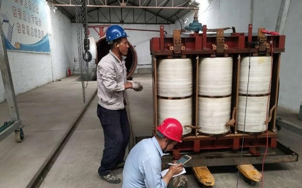 中海油二連風電場35kV箱變大修
